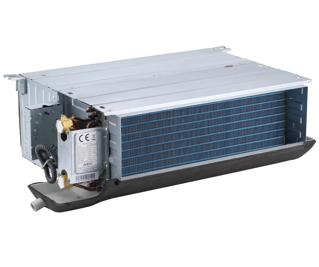 Четырехтрубные канальные четырехрядные фанкойлы MDVFN 50Па